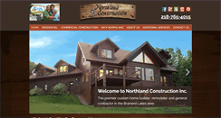 Desktop Screenshot of northlandconstructionmn.com